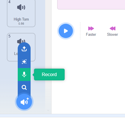 نحوه اضافه کردن موسیقی به اسکرچ 21 Custom Audio step 2